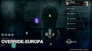 Override: Europa – Destiny 2: Beyond Light - Season of the Splicer