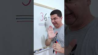 Divisão INCRÍVEL do Mr Bean da Matemática #shorts