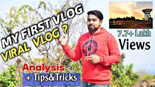 My First Vlog Viral 🔥 Trick || My First Blog on YouTube Analysis