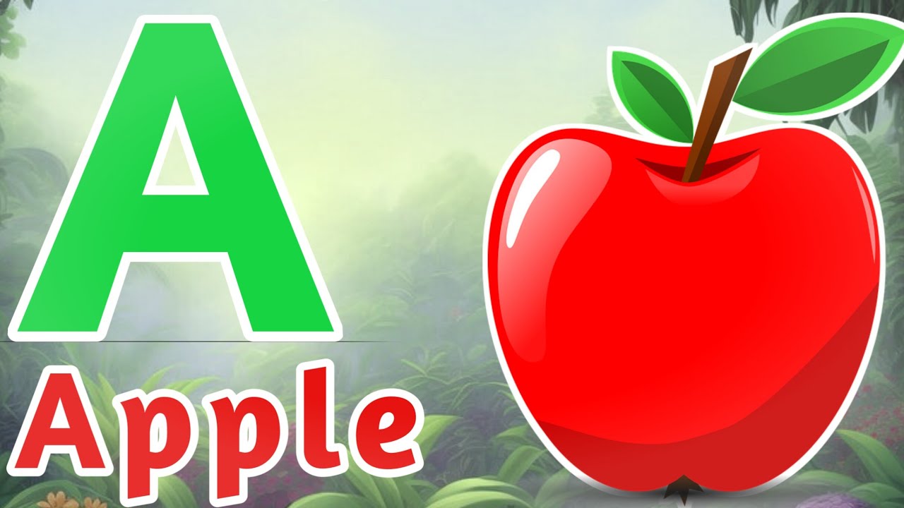 Learn Alphabet A To Z, Abcd, A For Apple B For Ball, Abc Phonics Sound ...