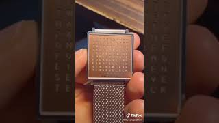 A quick Video About Qlocktwo Watch