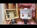 Washing machine Shut Off valve replacement. Замена кранов для стиральной машины