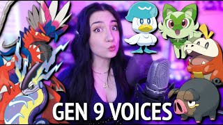 ALL Pokemon Voices for Gen 9 - Scarlet/Violet