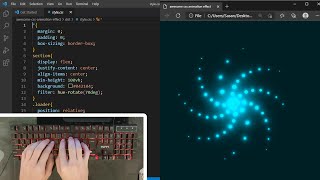 ASMR Programming - Awesome CSS Animation Effect using HTML CSS - No Talking
