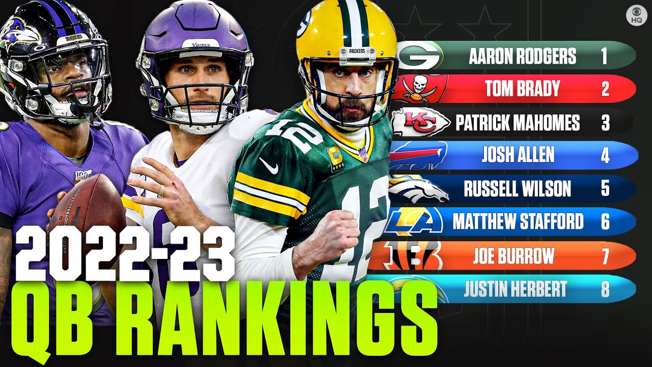 2022-23 NFL QB Rankings: Kirk Cousins Over Lamar Jackson, Kyler Murray ...