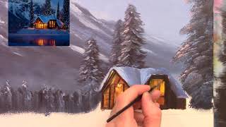 painting a snow scene Part 2