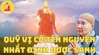 Quý vị có thể tin, phát nguyện cầu sanh Tịnh Độ thì nhất định được sanh | Hòa Thượng Tịnh Không