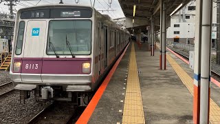 メトロ8000系8113F 08K代走運用 せんげん台駅 発車シーン