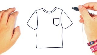 Cómo dibujar un Camiseta paso a paso | Dibujo fácil de Camiseta