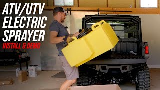 ELECTRIC TANK SPRAYER FOR YOUR ATV OR UTV!