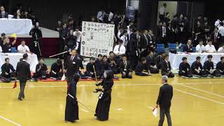 #12【4回戦】東海大×国際武道大【2019関東学生剣道優勝大会】1白須×蒔苗2松下×永友3多田×竹内4渡邉×赤星5中村×岩切6中村×吉川7山本×野稲