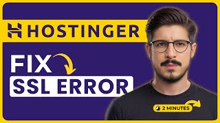 How To Fix Ssl Error In Hostinger 2026 | Hostinger Ssl Error
