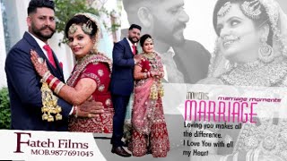 Wedding Highlight || Sukhdev \u0026 Amarjit || Fateh Films 9877691045 # Fateh Films