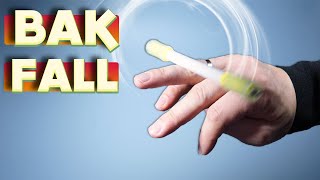 Time to learn Bak Fall finally / Pen Spinning trick tutorial