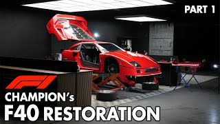 Restoring Nigel Mansell's Ferrari F40: A 30-Day Journey of Ultimate Detailing - Part 1