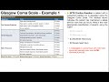 glasgow coma scale explained 2 example questions