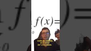 Logica nei numeri (031): Limite di x tendente a infinito di (x³-x²+1)/(2x³-x+3)