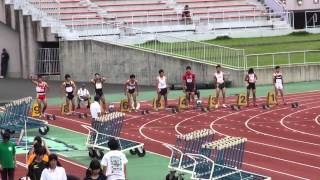 茨城県陸上競技選手権大会 男子100m 準決勝 1組-2014.07.05-