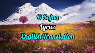 O Sajna(Lyrics) English Translation | Sawai Bhatt | Himesh Reshammiya |