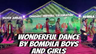 Sajolang dance by Bomdila boys &girls on 25th chindang silver jubilee