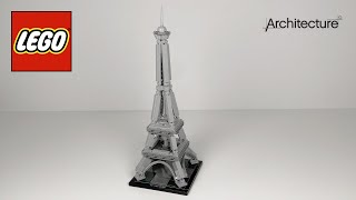 LEGO Eiffel Tower 21019 Architecture series Speed Build Time Lapse