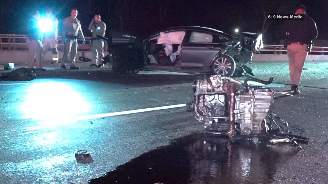 Multi-Vehicle Accident Snarls Traffic Overnight - YouTube