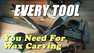 WAX CARVING JEWELRY TOOLS- Every tool needed to carve wax