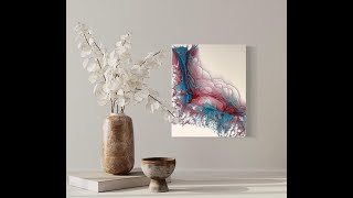 Acrylic Pour Painting, Flow Art, Fluid Art Technique,