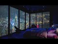 rain sounds for sleeping 🌧 sounds rain and thunder on window overcome insomnia sleep quickly relax