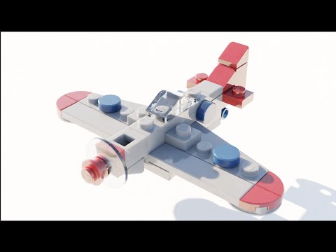 Lego Mini Airplane Build Youtube