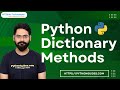 How to use Python Dictionary Methods | Python Dictionary Methods