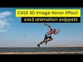 CSS3 3D Image Hover Effect | CSS3 Animation Snippets
