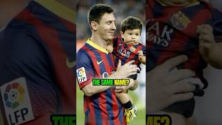 WHY MESSI AND RONALDO GAVE THEIR KIDS THE SAME NAME 🤯 #soccer #football #ronaldo #messi #ronaldojr