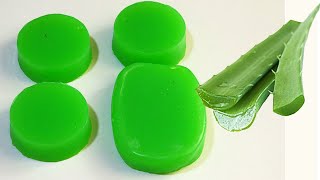 சருமம் பளபளக்க வீட்டிலேயே கற்றாழை சோப் செய்யலாம் | Skin whitening homemade  Aloevera soap