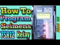 Siemens 7SR12 Relay Setting