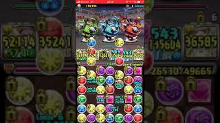 【パズドラ】裏闘技 ソロ ソール＆マーニ使って76ミルつええええがやりたかっただけ。