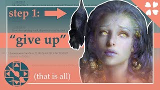 painting "advice" from an art website worse than deviantart