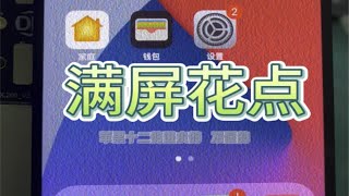 苹果12屏幕进水故障维修。12屏幕进水不显示压排线。 苹果12屏幕进水绿屏压排线