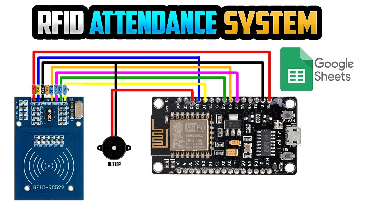 RFID Attendance System Using NodeMCU And Google Sheets - YouTube