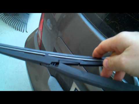 Changing the rear wiper blade on a scion xa or xb Changing the rear wiper blade on a scion xa or xb