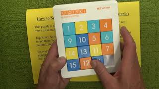 How to Solve the 15 Puzzle - Sliding Number Puzzle - Step by Step Tutorial