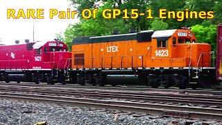 RARE! Pair of EMD GP15-1 Engines on CSX Train! BNSF Train Coming At You Canadian Pacific DPU Alright