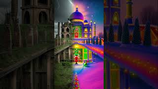 beautiful#Taj Mahal#ai #horror sound #ghost effects #ghost #shortvideo #love #YouTube #kaushal#