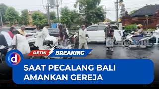 Wujud Toleransi di Bali, Saat Pecalang Ikut Amankan Ibadah Natal