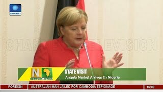 Angela Merkel Arrives In Nigeria, Discusses Trade With Buhari |Network Africa|