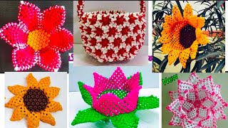 விதவிதமான பூ கூடைகள்// All Types Flower Basket Models // Nagas New Idea Basket's @nagascooking6846