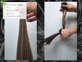 balayage brown prebonded capsule ktip flat tip extensions top quality cuticle intact remy human hair