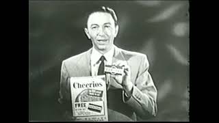 Retro Cheerios Cereal Commercial 60s Free Dentyne Gum In Box