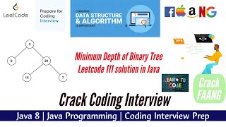 Minimum Depth of Binary Tree | Leetcode 111 | Java Solution
