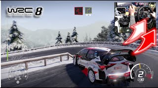 WRC 8 Toyota Yaris WRC Monte Carlo / Logitech G29